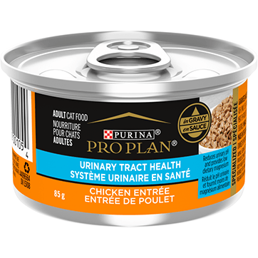 Purina Pro Plan Adult Urinary Tract Health Chicken Entrée in Gravy Wet Cat Food - 85g - Canned Cat Food - Purina Pro Plan - PetMax Canada