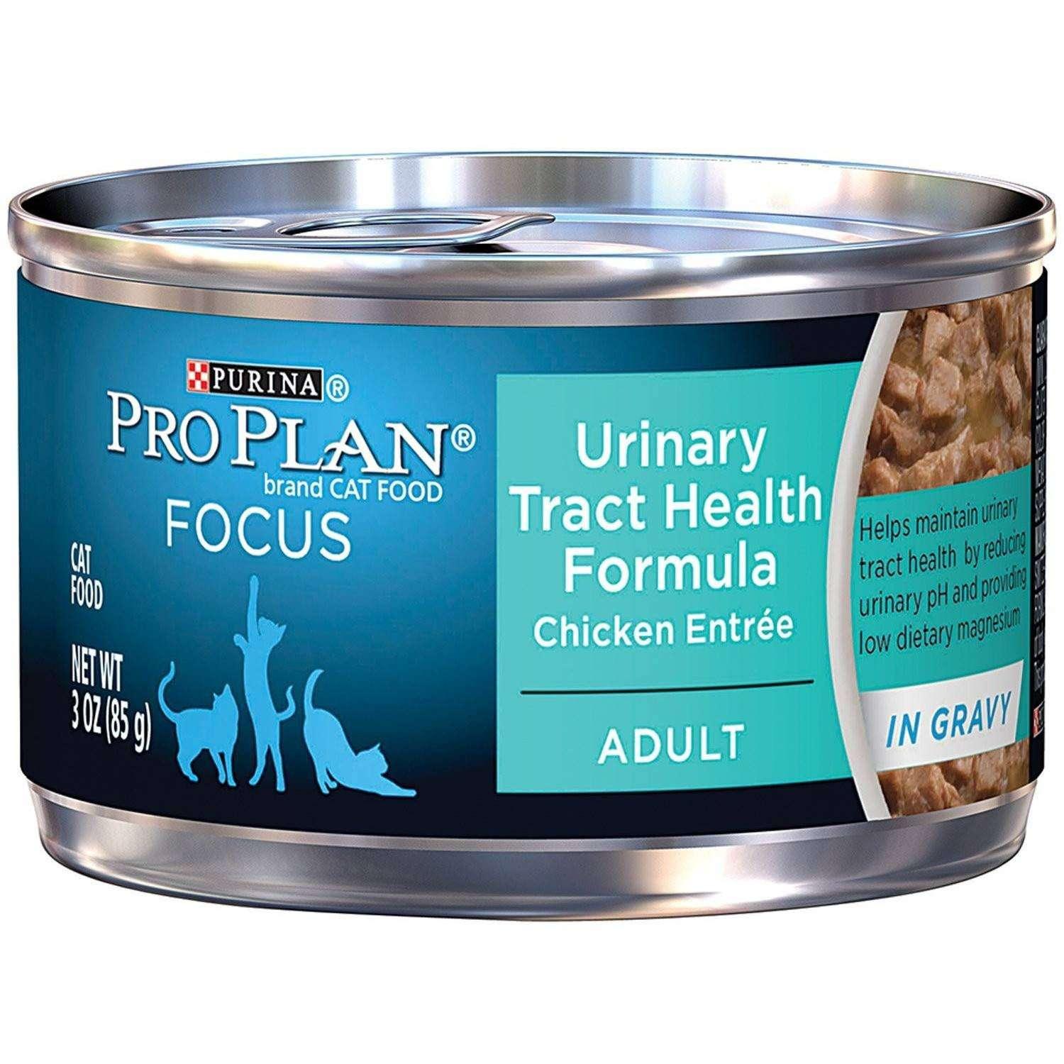 Purina Pro Plan Adult Urinary Tract Health Chicken Entrée in Gravy Wet Cat Food - 85g - Canned Cat Food - Purina Pro Plan - PetMax Canada