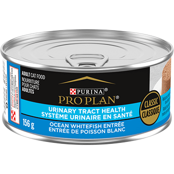 Purina Pro Plan Adult Urinary Tract Health Formula Ocean Whitefish Entrée Wet Cat Food - 156g - Canned Cat Food - Purina Pro Plan - PetMax Canada