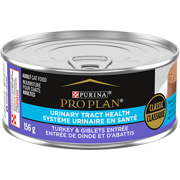 Purina Pro Plan Adult Urinary Tract Health Turkey & Giblets Entrée Wet Cat Food - 156g - Canned Cat Food - Purina Pro Plan - PetMax Canada