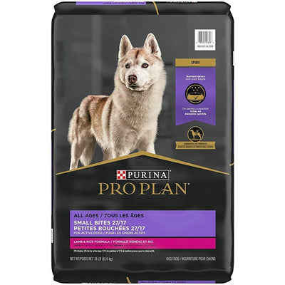 Purina Pro Plan Dog Food Adult Small Bites 27/17 Lamb & Rice - 8.16 Kg - Dog Food - Purina Pro Plan - PetMax Canada