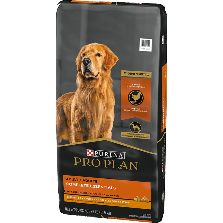 Complete Essentials Shredded Blend Chicken Rice Dry Dog Food 15.9 kg Pro Plan