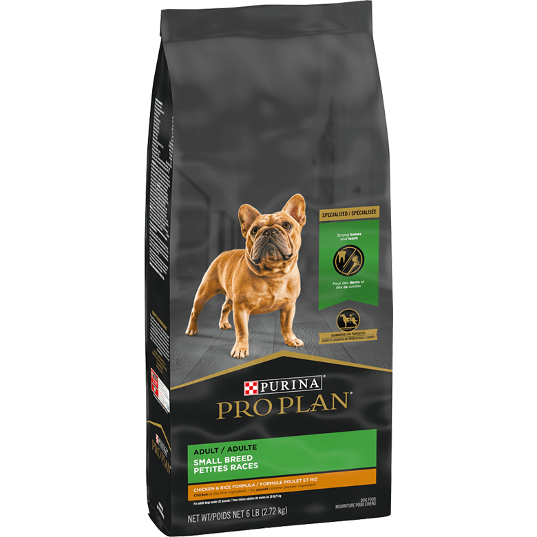 Purina Pro Plan High Protein Small Breed Dog Food Chicken & Rice Formula - 2.72 Kg - Dog Food - Purina Pro Plan - PetMax Canada