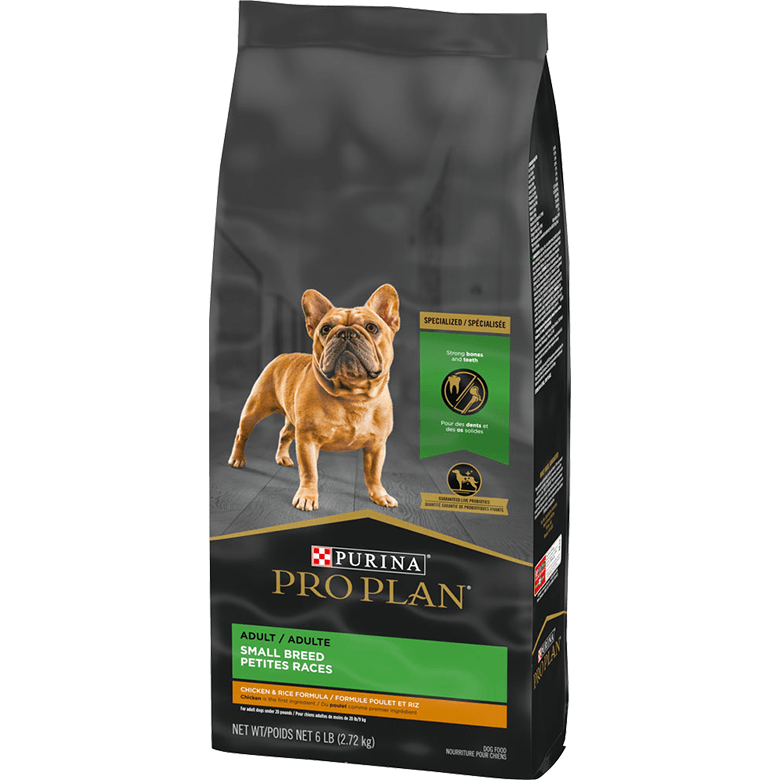 Purina Pro Plan High Protein Small Breed Dog Food Chicken & Rice Formula - 2.72 Kg - Dog Food - Purina Pro Plan - PetMax Canada