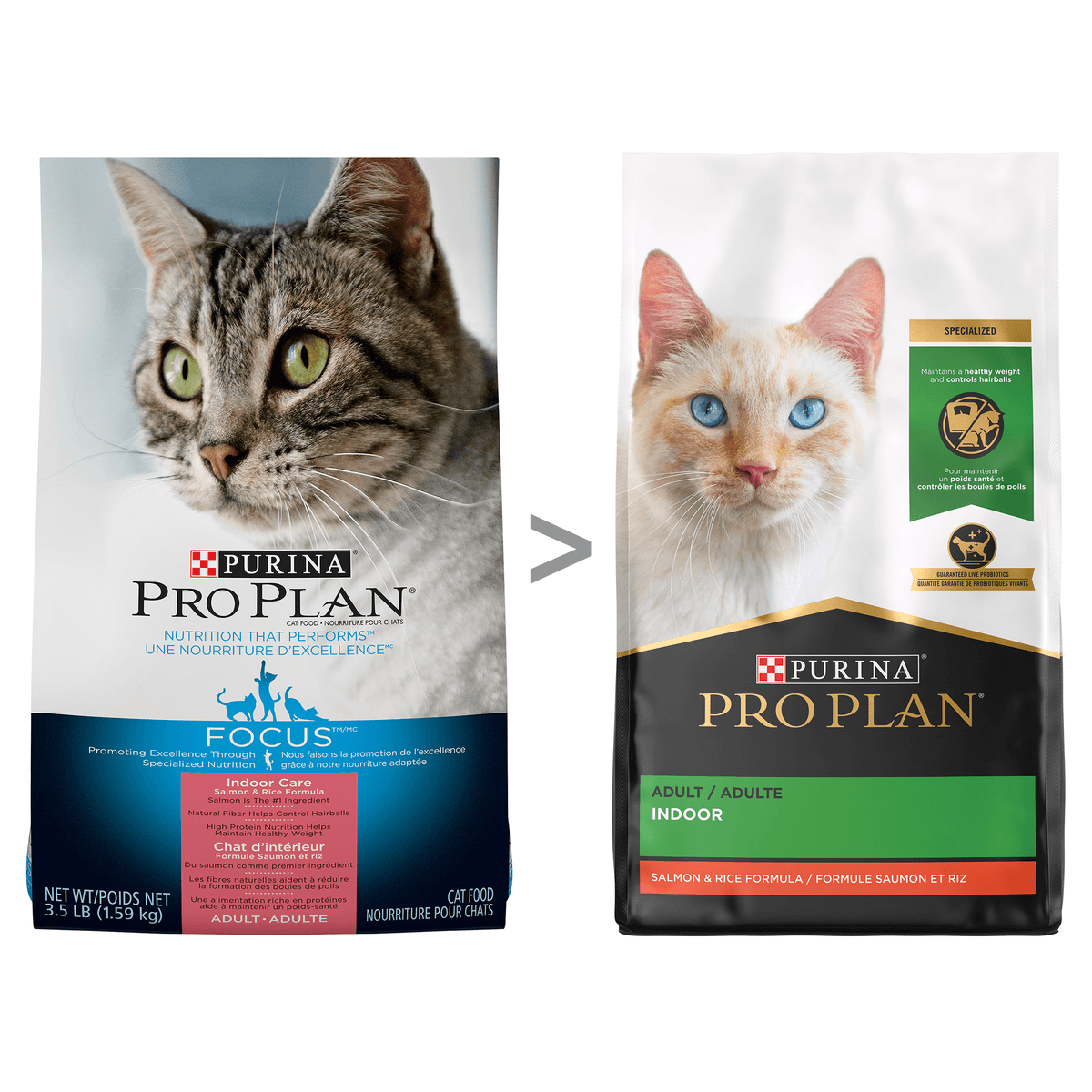 Pro Plan Indoor Dry Cat Food Salmon Rice 3.18kg