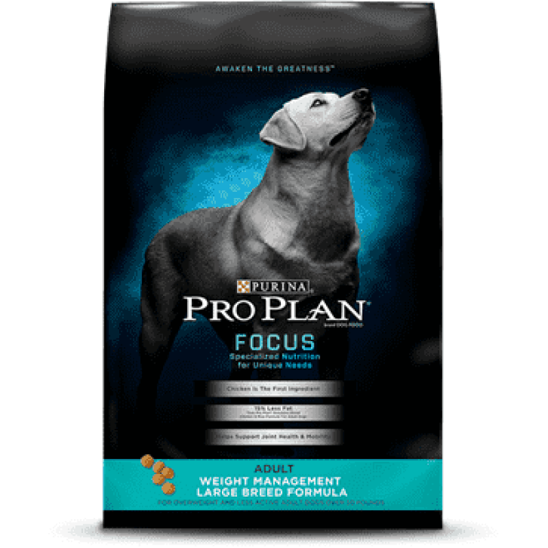 Purina Pro Plan Large Breed Weight Management Dog Food Chicken & Rice Formula - 15 Kg - Dog Food - Purina Pro Plan - PetMax Canada