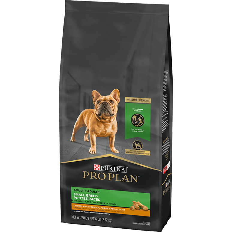 Purina Pro Plan Small Breed Dog Food With Probiotics Shredded Blend Ch PetMax