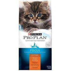 Purina Pro Plan With Probiotics High Protein Dry Kitten Food Chicken & Rice Formula - 1.59 Kg - Cat Food - Purina Pro Plan - PetMax Canada