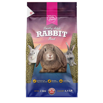 Rabbit Food Martins Less Active - 2 Kg - Small Animal Food Dry - Martin Little Friends - PetMax Canada