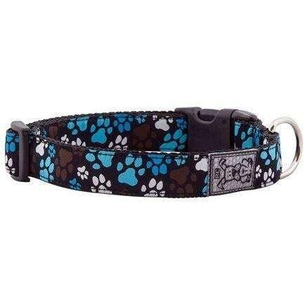 RC Adjustable Dog Collar Pattern Chocolate Paws - X-Small: 5/8 X 7 - 9 - Dog Collars - RC Pet Products - PetMax Canada