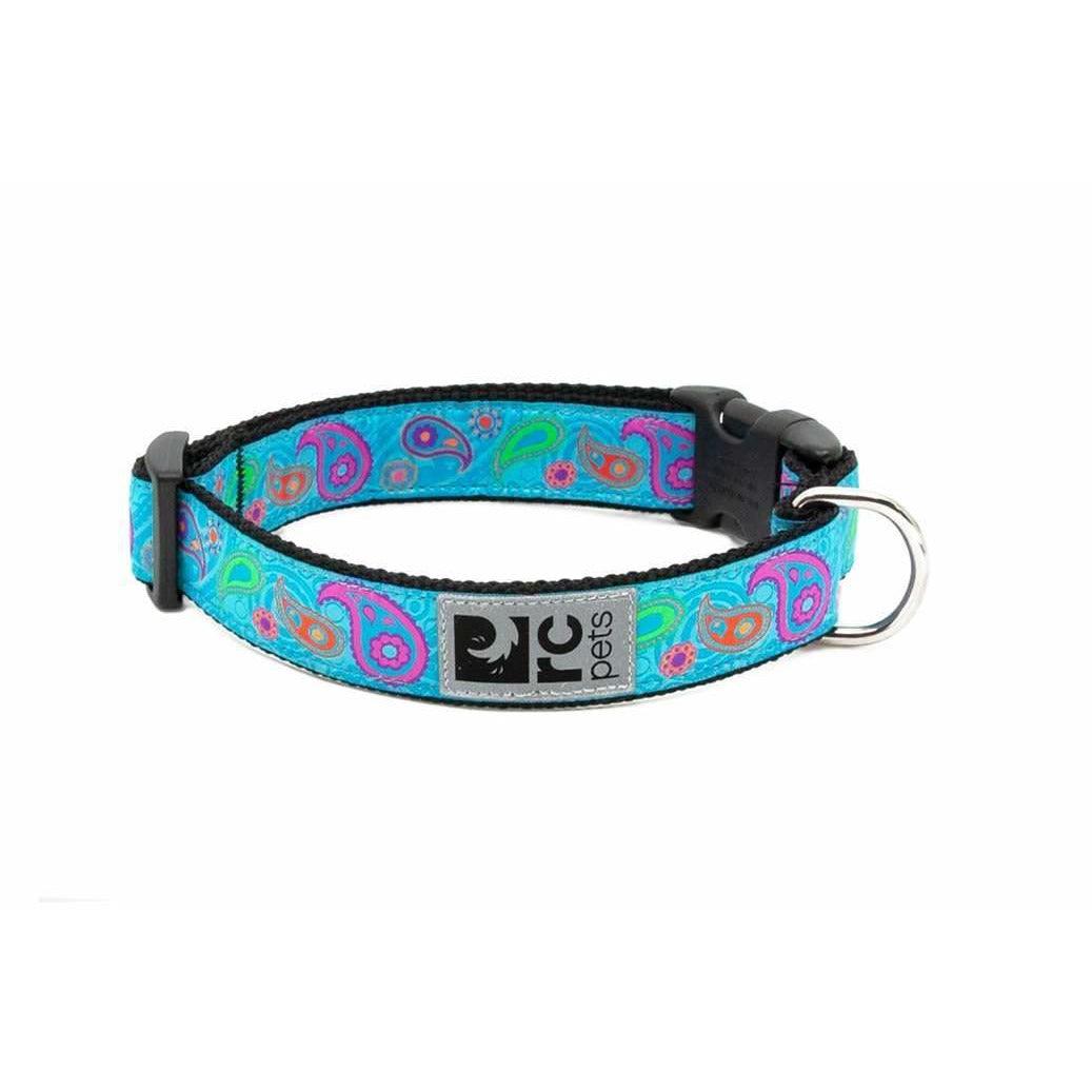 RC Adjustable Dog Collar Tropical Paisley - X-Small: 5/8" x 7 - 9" - Dog Collars - RC Pet Products - PetMax Canada