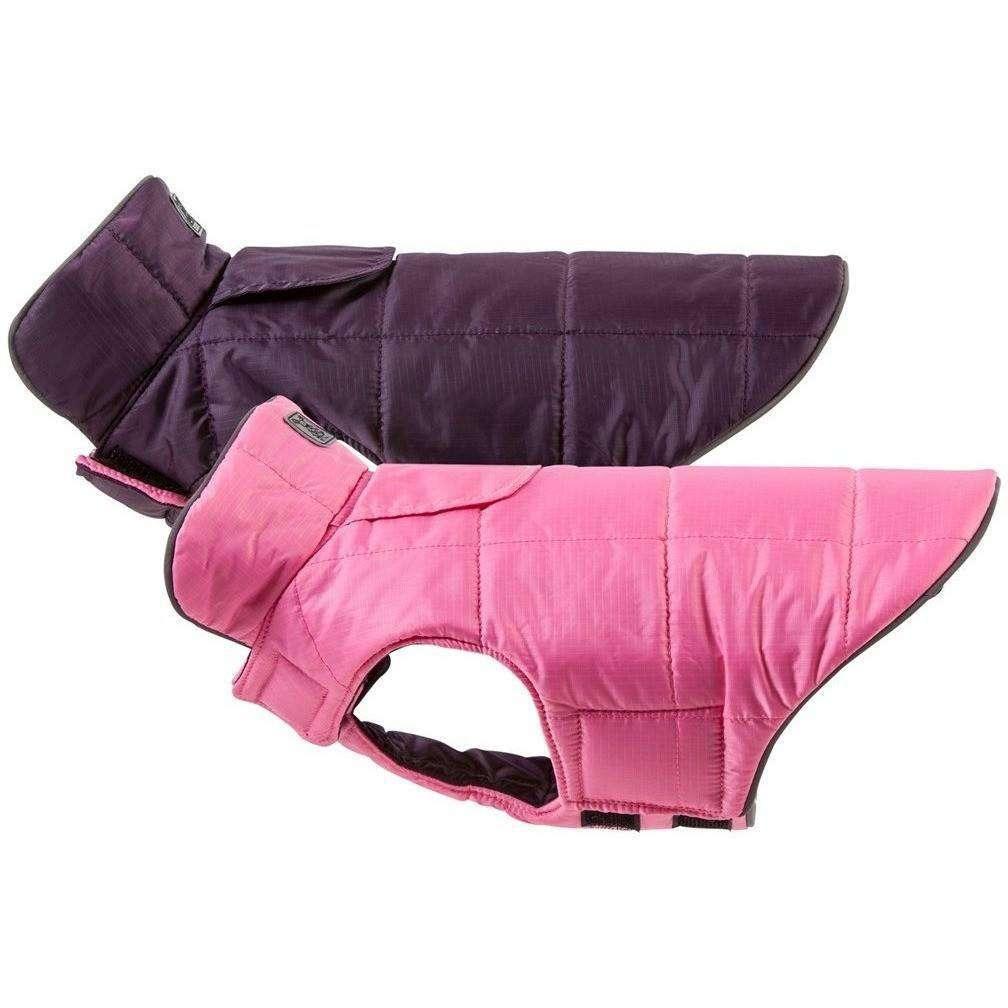 RC Skyline Puffy Dog Vest Pink/Blackberry - 10 inches - Puffy Vests - RC Pet Products - PetMax Canada