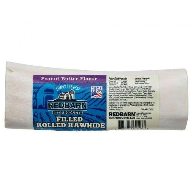 Red Barn Filled Bone Peanut Butter Large - Default Title - Natural Chews - Red Barn Pet Products - PetMax Canada