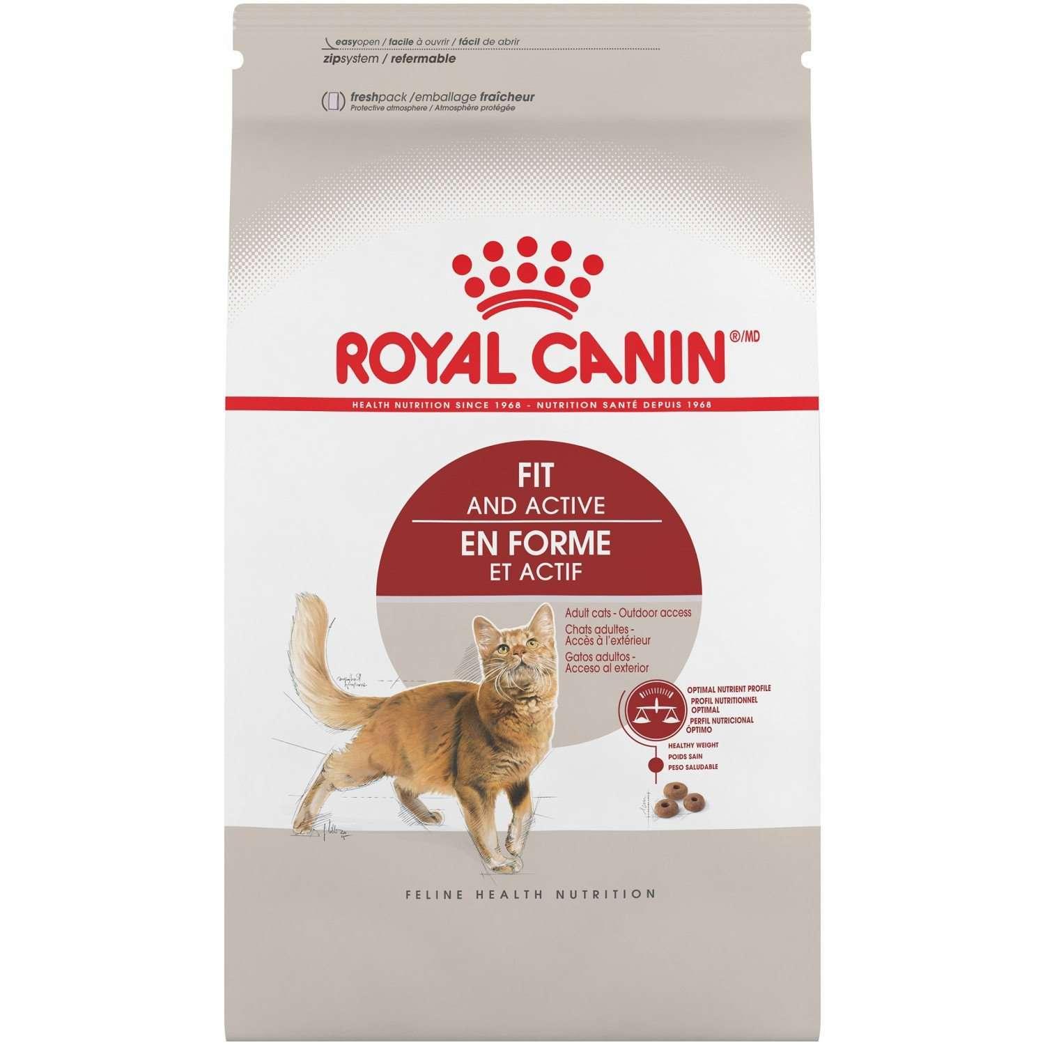 Royal Canin Fit and Active Adult Cat Food 3lb