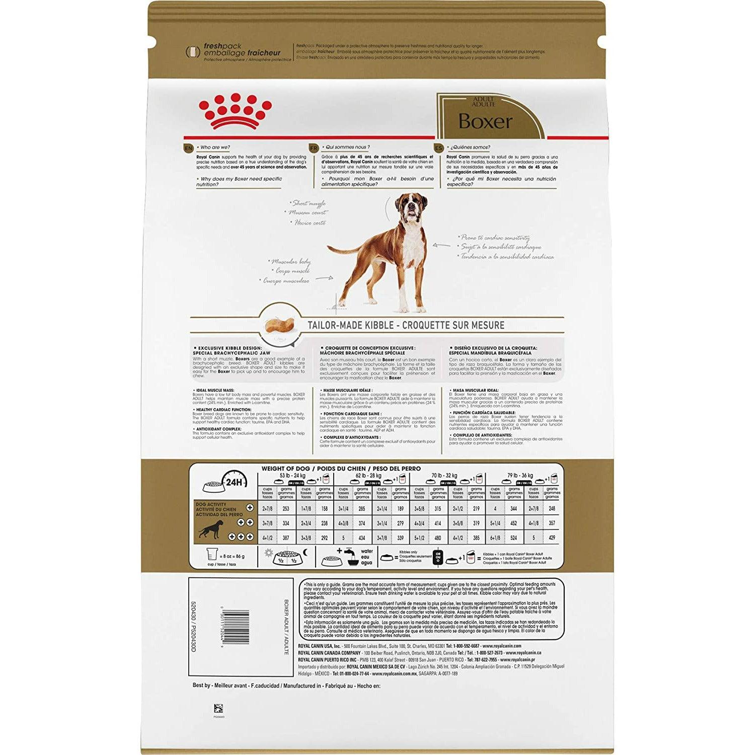 Royal Canin Breed Health Nutrition Boxer Adult Dry Dog Food - 13.6 Kg - Dog Food - Royal Canin - PetMax Canada