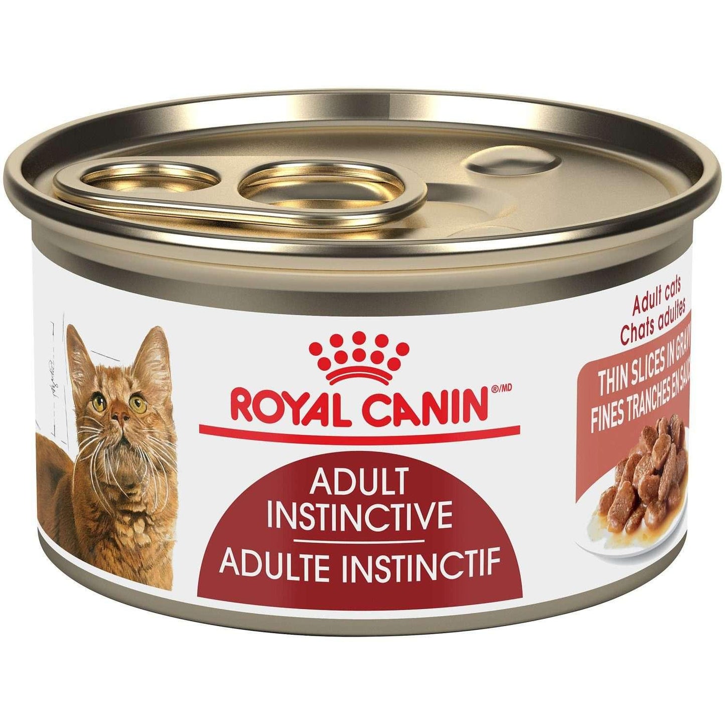 Royal Canin Canned Cat Food Adult Instinctive Thin Slices In Gravy - 85g - Canned Cat Food - Royal Canin - PetMax Canada