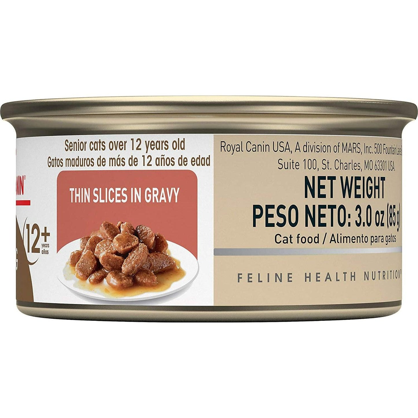 Royal Canin Canned Cat Food Aging 12+ Thin Slices In Gravy - 85g - Canned Cat Food - Royal Canin - PetMax Canada