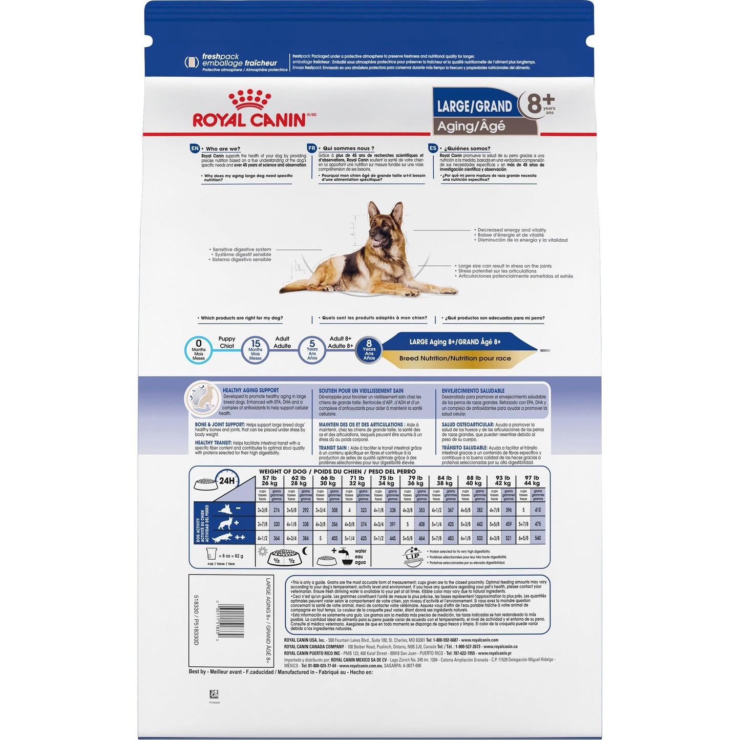 Royal Canin Large Aging 8+ Dry Dog Food - 13.6 Kg - Dog Food - Royal Canin - PetMax Canada