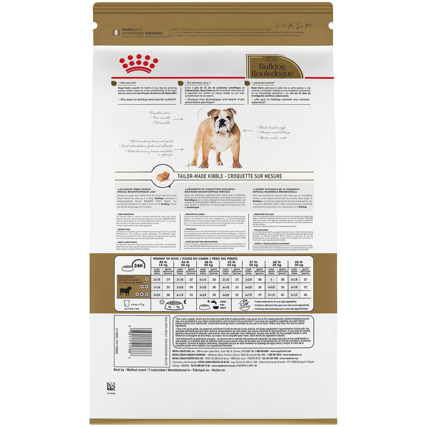 Royal Canin Bulldog Dog Food - 13.6 Kg - Dog Food - Royal Canin - PetMax Canada