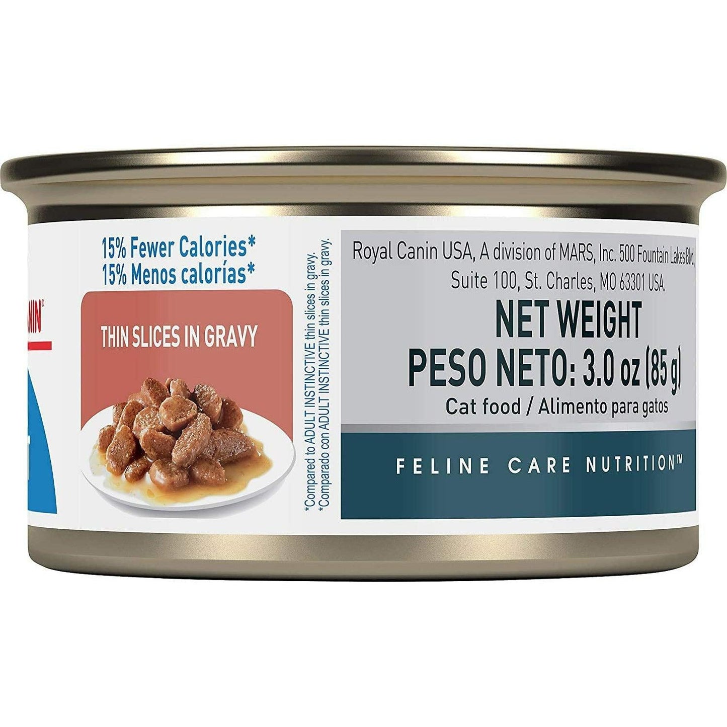 Royal Canin Canned Cat Food Adult Weight Care Slices in Gravy - 85g - Canned Cat Food - Royal Canin - PetMax Canada