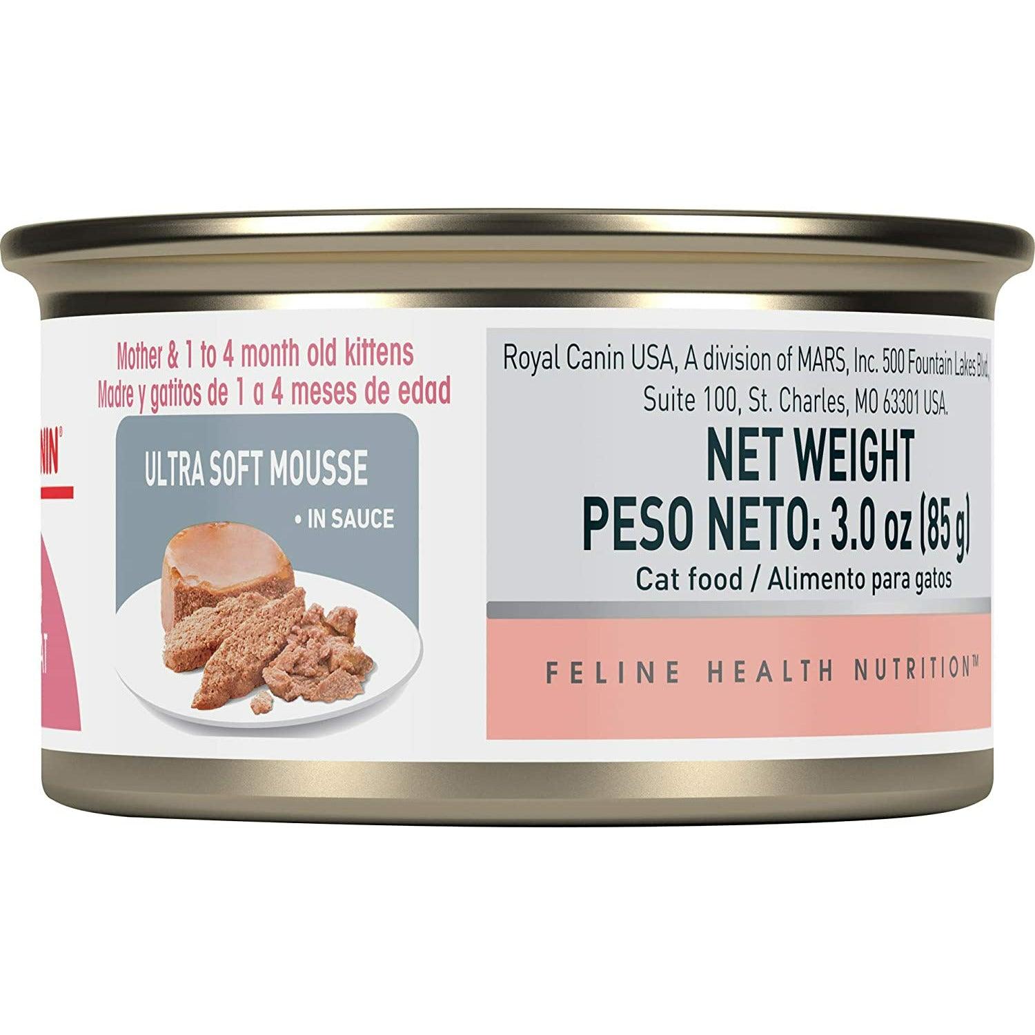 Royal Canin Feline Health Nutrition Mother & Babycat Ultra Soft Mousse in Sauce Canned Cat Food - 85g - Canned Cat Food - Royal Canin - PetMax Canada