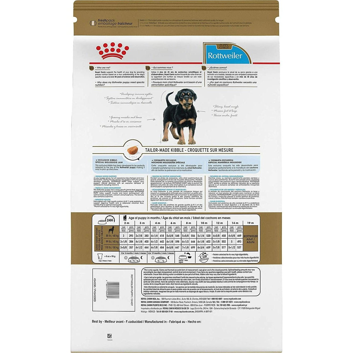 Royal Canin Rottweiler Puppy Food - 13.6 Kg - Dog Food - Royal Canin - PetMax Canada