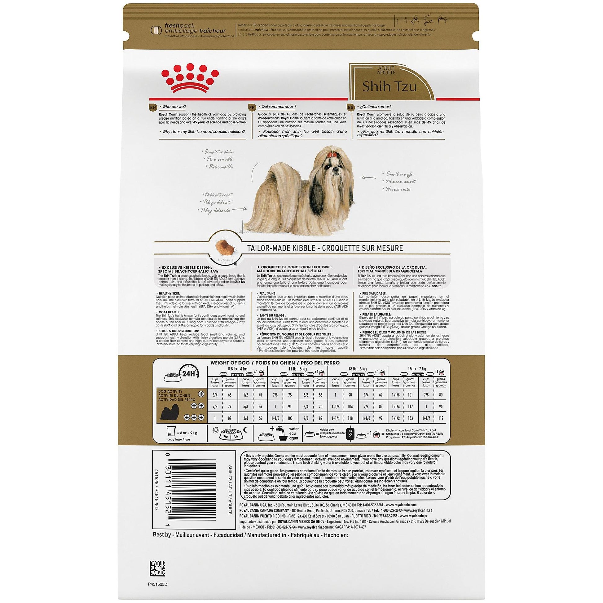 Royal Canin Shih Tzu Dog Food - 1.1 Kg - Dog Food - Royal Canin - PetMax Canada