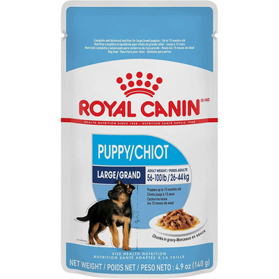 Royal Canin Wet Dog Food Pouch Large Puppy - 140g - Canned Dog Food - Royal Canin - PetMax Canada