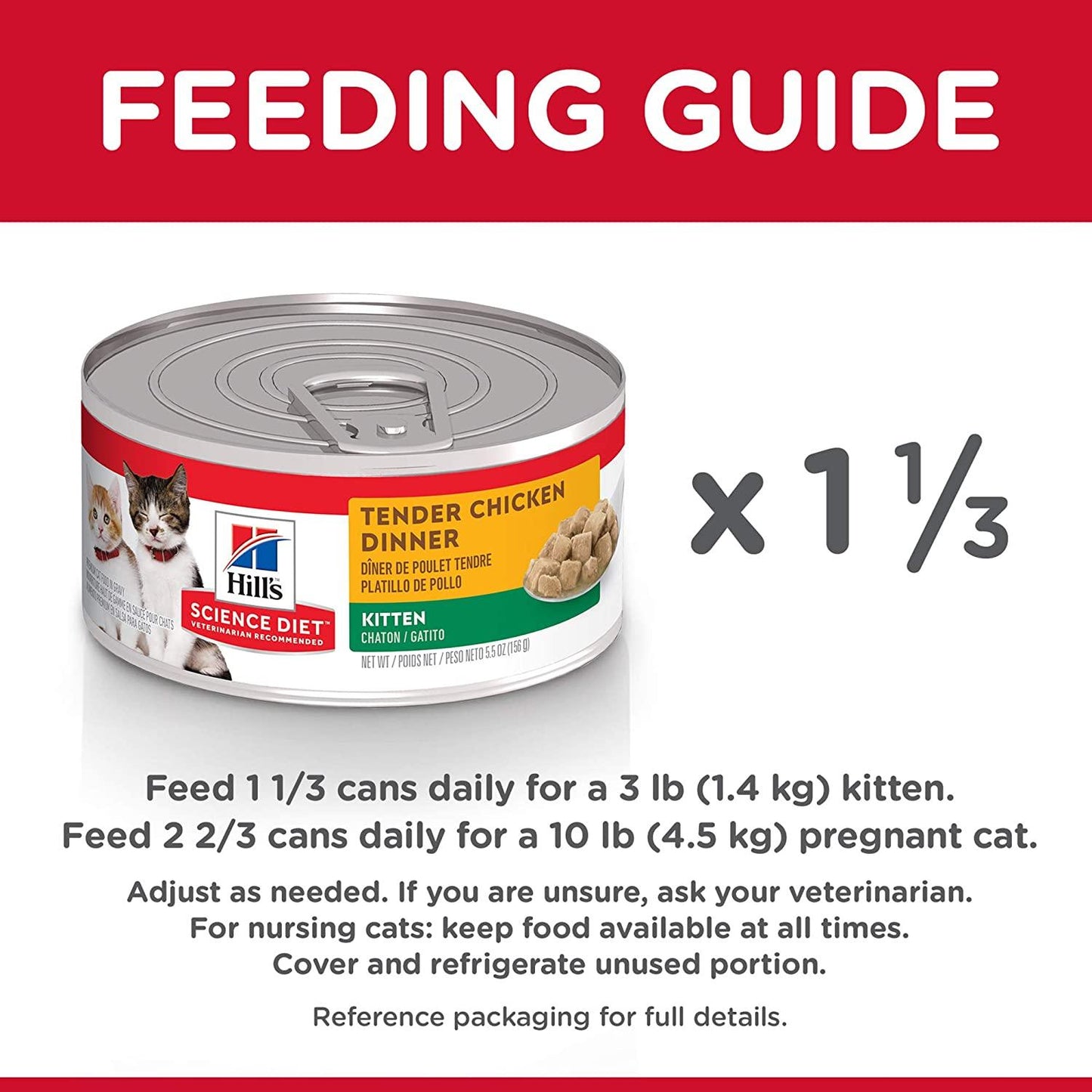 Science Diet Feline Tender Dinners Kitten Chicken - 156g - Canned Cat Food - Hill's Science Diet - PetMax Canada