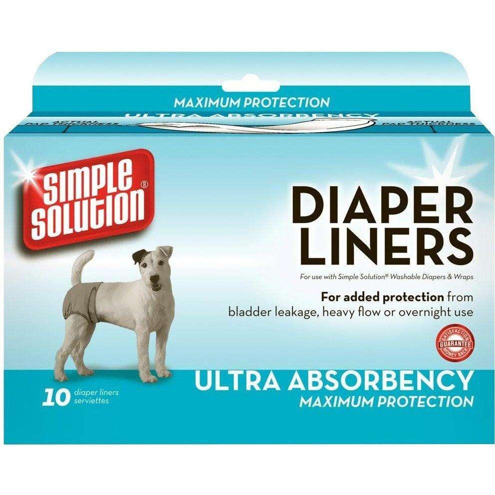 Simple Solution Diapers Liners Ultra Absorbency - Default Title - Training Products - Simple Solution - PetMax Canada