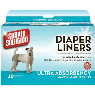 Simple Solution Diapers Liners Ultra Absorbency - Default Title - Training Products - Simple Solution - PetMax Canada