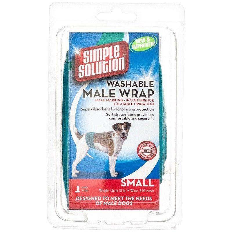 Simple Solution Washable Male Wrap - Small: Up to 7Kg - Training Products - Simple Solution - PetMax Canada