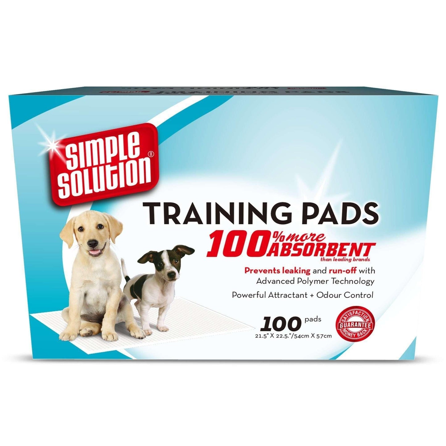 Simple Solutions Original Training Pads 100 Pack - 100 Pack - Training Products - Simple Solution - PetMax Canada