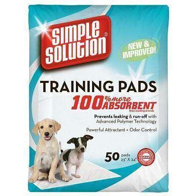 Simple Solutions Original Training Pads 50 Pack - 50 Pack - Training Products - Simple Solution - PetMax Canada