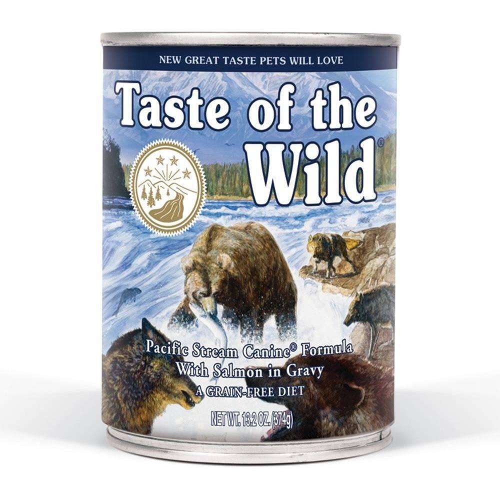 Taste Of The Wild Canned Dog Food Pacific Stream - 374g - Canned Dog Food - Taste of the Wild Pet Foods - PetMax Canada