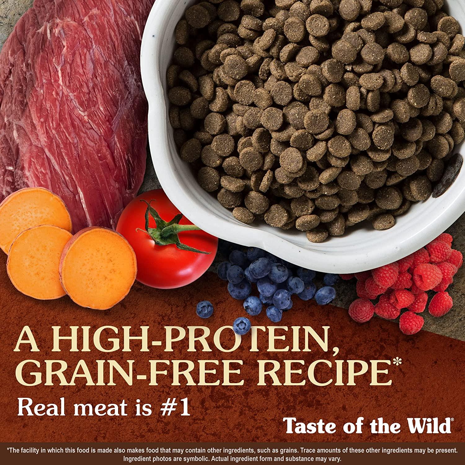 Taste Of The Wild Dog Food High Prairie - 6.36 Kg - Dog Food - Taste of the Wild Pet Foods - PetMax Canada