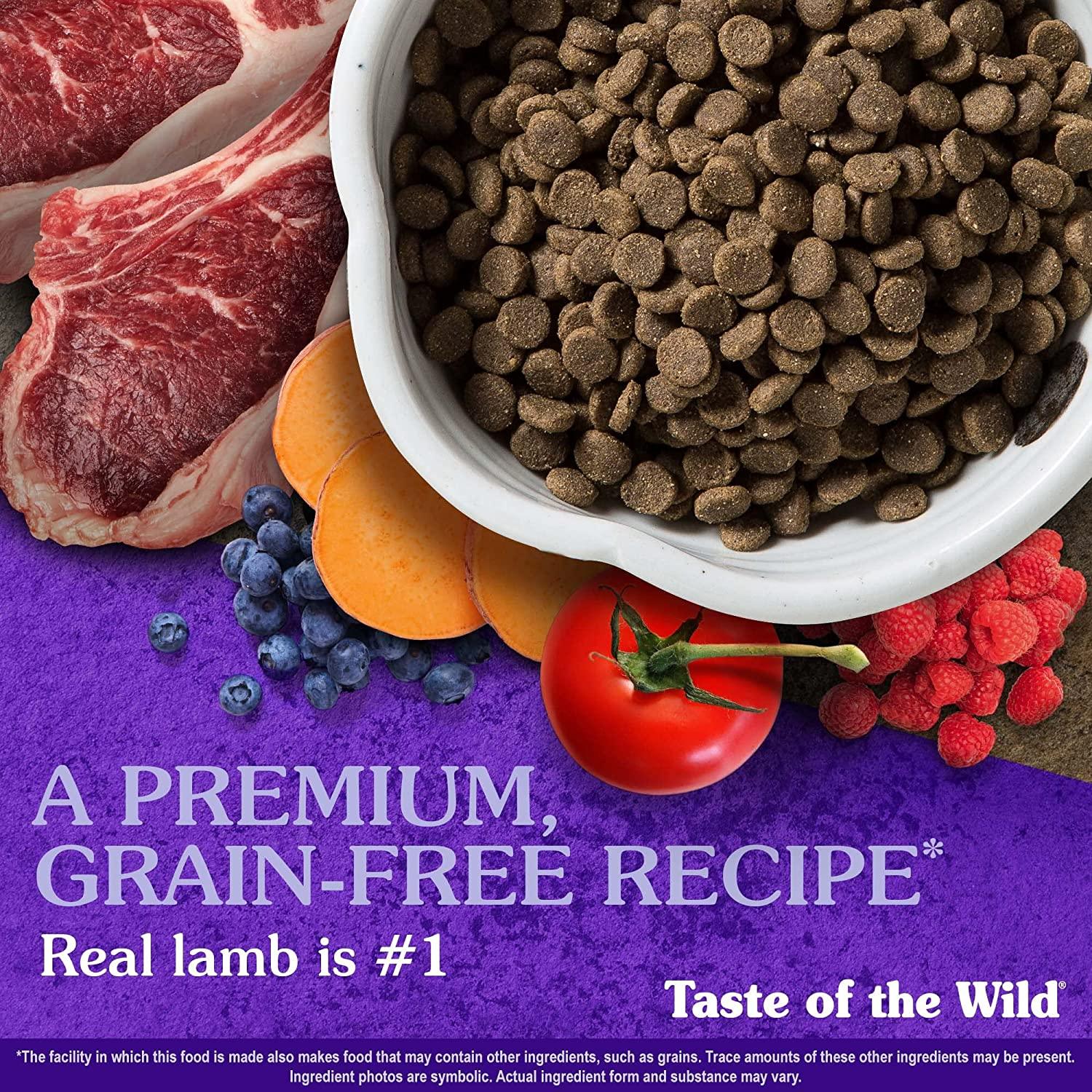 Ingredients of taste of the wild dog food best sale