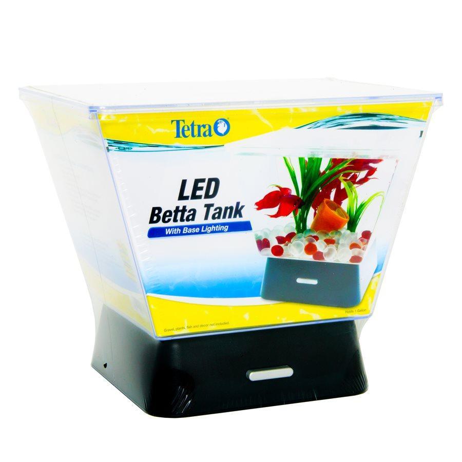 Tetra Betta LED Tank Aquarium Kit 1 Gallon - 1 Gallon - Aquarium - Tetra - PetMax Canada