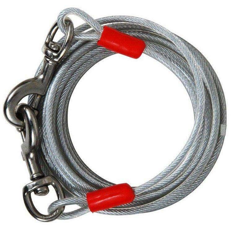 Tie Out Cable For Large/X-Large Dogs - 15' - Tie Outs - Burgham Sales Ltd. - PetMax Canada