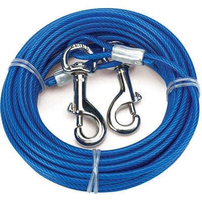 Tie Out Cable For Small/Medium Dogs - 10' - Tie Outs - Burgham Sales Ltd. - PetMax Canada