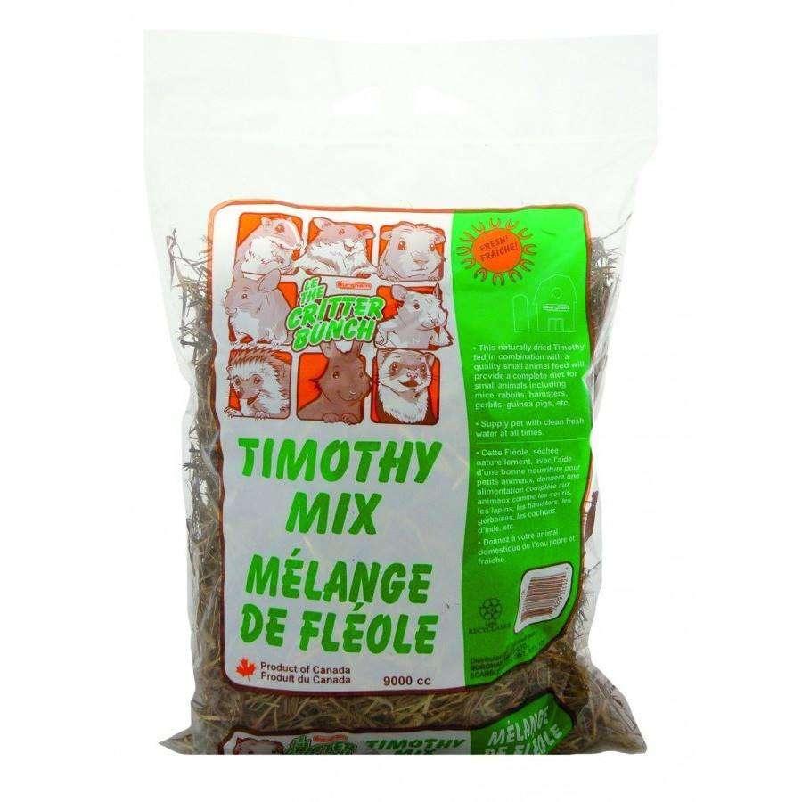 Timothy Mix 9000CC - Timothy Hay - Small Animal Food Dry - The Critter Bunch - PetMax Canada