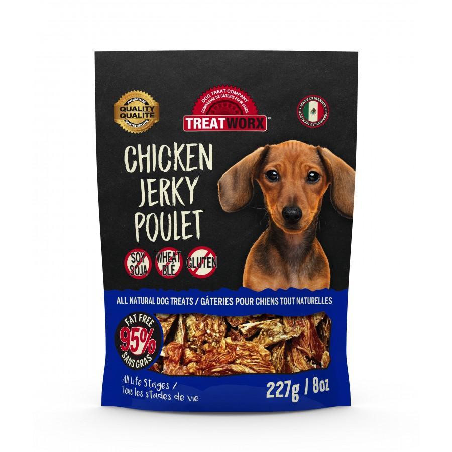 Treatworx Chicken Jerky - 227g - Dog Treats - Treatworx - PetMax Canada