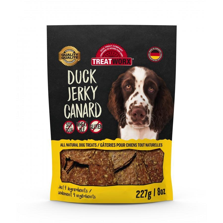 Treatworx Duck Jerky - 227g - Dog Treats - Treatworx - PetMax Canada