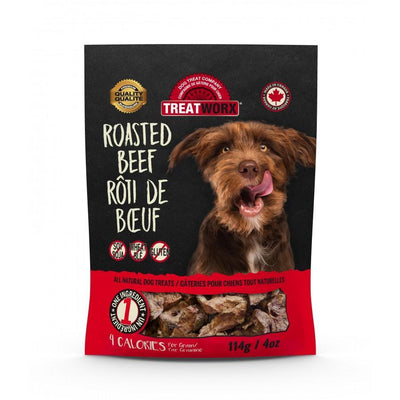 Treatworx Roasted Beef - 114g - Dog Treats - Treatworx - PetMax Canada