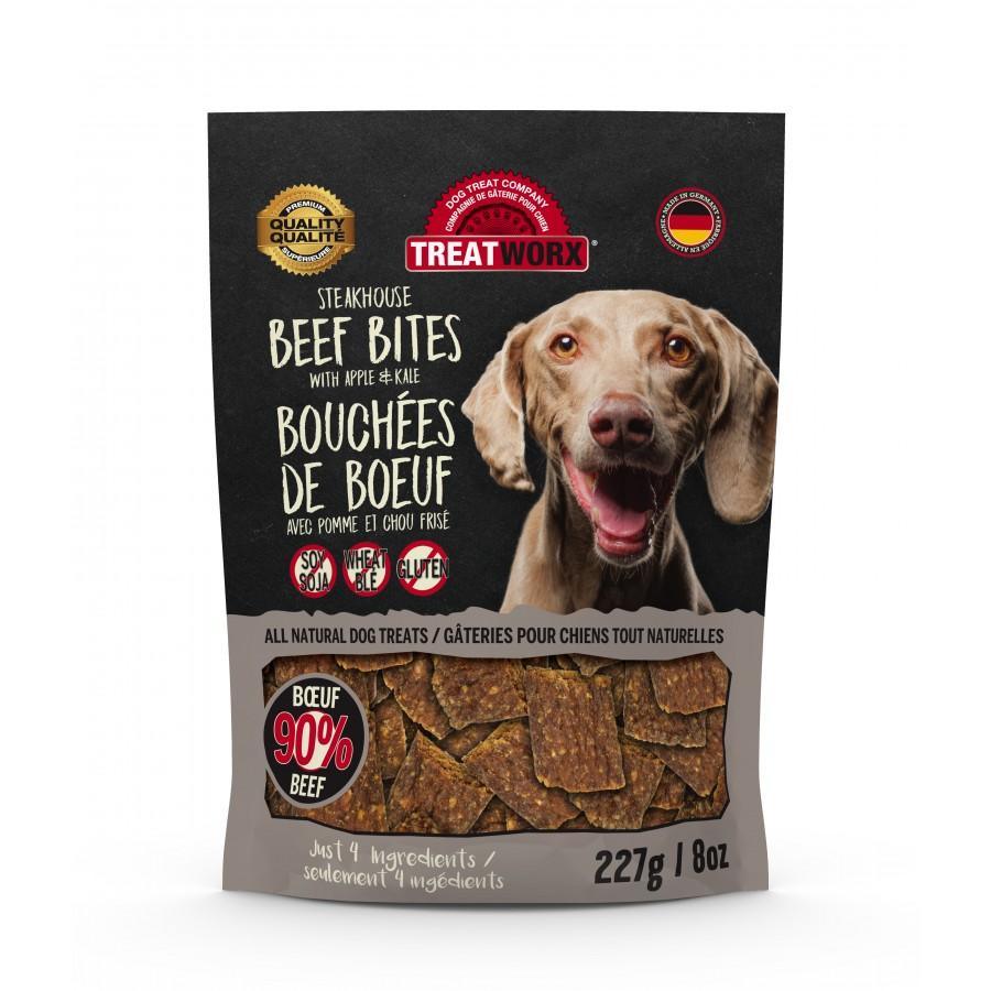 Treatworx Steakhouse Beef Bites - 227g - Dog Treats - Treatworx - PetMax Canada