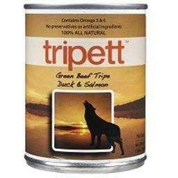 Trippett Green Beef Tripe - Duck & Salmon - 363g - Canned Dog Food - Tripett - PetMax Canada