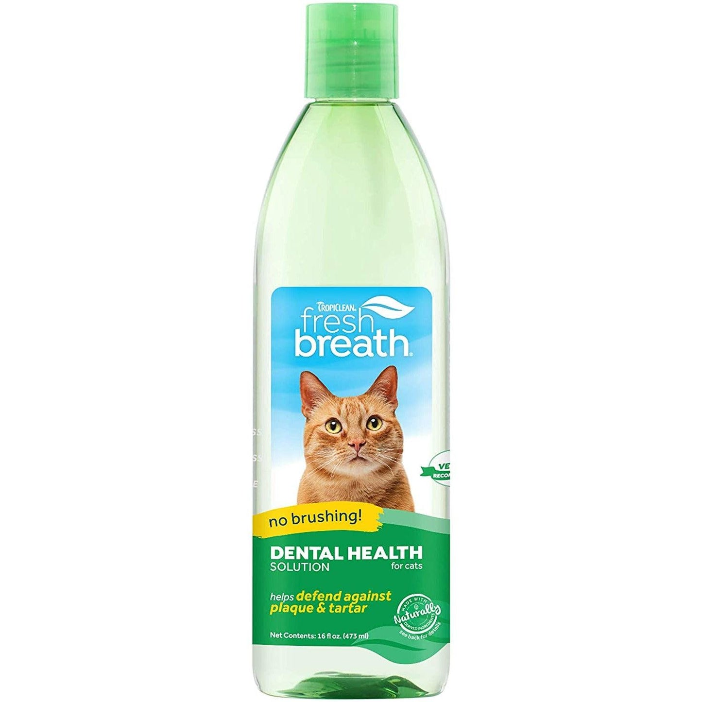 Tropiclean Cat Fresh Breath Water Additive - 473 mL - Cat Health Care - Tropiclean - PetMax Canada