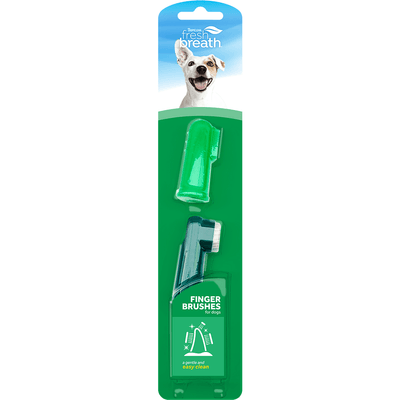 Tropiclean Finger Toothbrushes For Dogs - Finger Toothbrush - Health Care - Tropiclean - PetMax Canada