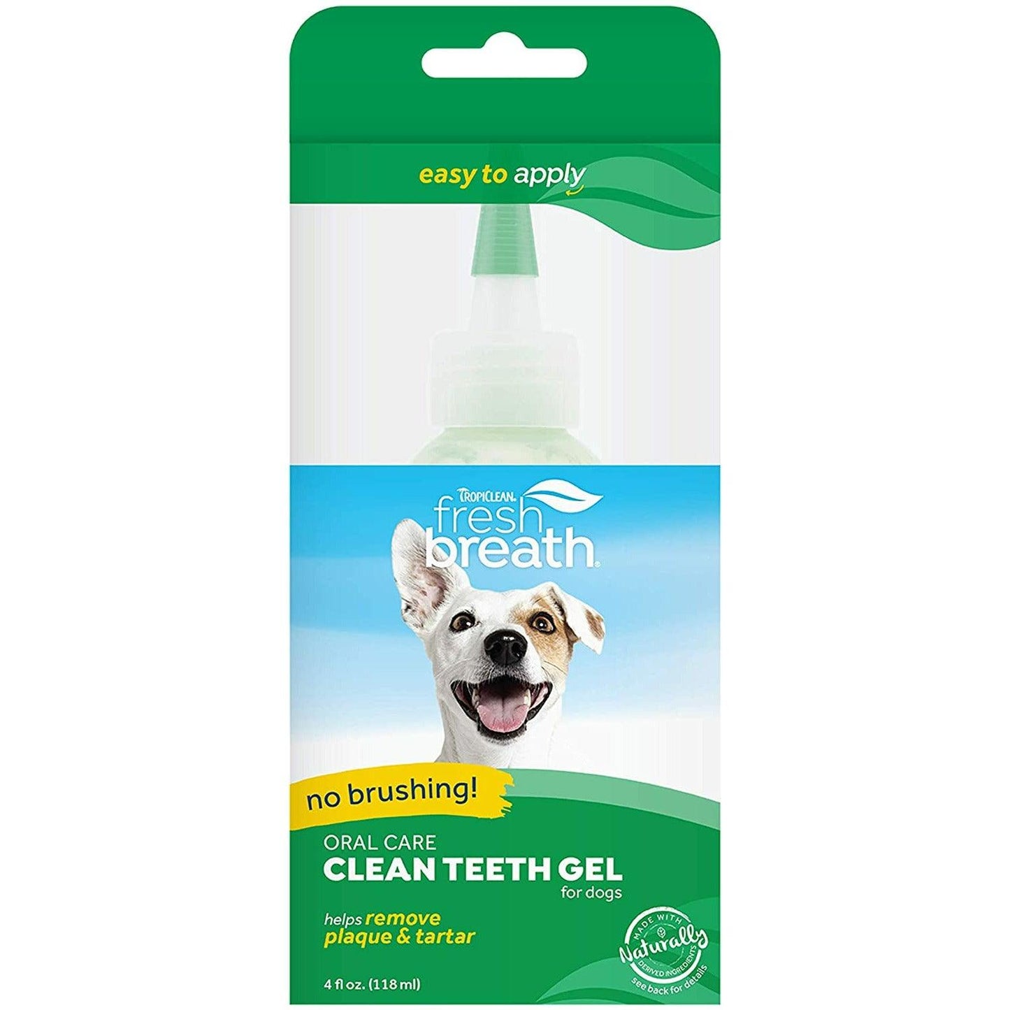 Tropiclean Fresh Breath Plaque Remover Pet Clean Teeth Gel - 59 mL - Health Care - Tropiclean - PetMax Canada