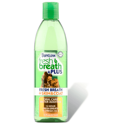 Tropiclean Fresh Breath Water Additive Skin & Coat - 473 mL - Health Care - Tropiclean - PetMax Canada